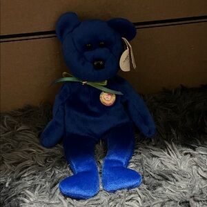 Blue Plush Teddy Bear